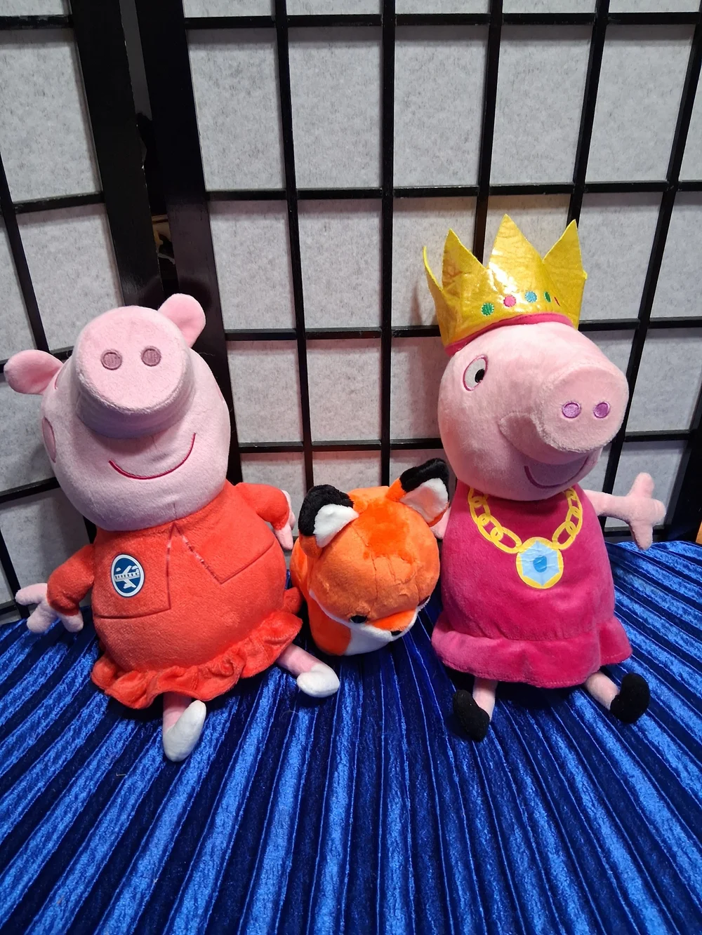 Peppa Pig Plush Toy - Pink Princess Peppa and Friends Set